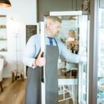 Organização de geladeiras comerciais